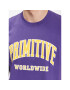 Primitive T-Shirt Collegiate Worldwide PAPSP2312 Fialová Regular Fit - Pepit.cz