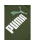 Puma Mikina Ess+ 2 Col Big Logo 586987 Zelená Regular Fit - Pepit.cz