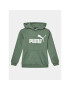 Puma Mikina Ess Big Logo 586965 Zelená Regular Fit - Pepit.cz