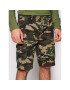 Quiksilver Šortky z materiálu Crucial Battle EQYWS03456 Zelená Tapered Fit - Pepit.cz