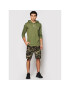 Quiksilver Šortky z materiálu Crucial Battle EQYWS03456 Zelená Tapered Fit - Pepit.cz