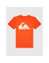 Quiksilver T-Shirt Comp Logo EQBZT04369 Oranžová Regular Fit - Pepit.cz