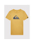 Quiksilver T-Shirt Comp Logo EQBZT04369 Žlutá Regular Fit - Pepit.cz