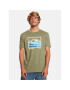 Quiksilver T-Shirt Landscapelines Tees EQYZT07450 Khaki Regular Fit - Pepit.cz