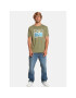 Quiksilver T-Shirt Landscapelines Tees EQYZT07450 Khaki Regular Fit - Pepit.cz