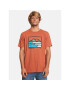 Quiksilver T-Shirt Landscapelines Tees EQYZT07450 Oranžová Regular Fit - Pepit.cz