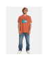 Quiksilver T-Shirt Landscapelines Tees EQYZT07450 Oranžová Regular Fit - Pepit.cz