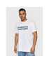 Quiksilver T-Shirt Lined Up EQYZT06657 Bílá Regular Fit - Pepit.cz