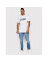 Quiksilver T-Shirt Lined Up EQYZT06657 Bílá Regular Fit - Pepit.cz