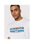 Quiksilver T-Shirt Lined Up EQYZT06657 Bílá Regular Fit - Pepit.cz