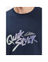 Quiksilver T-Shirt Signature Move EQYZT07223 Tmavomodrá Regular Fit - Pepit.cz