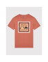 Quiksilver T-Shirt Squarebubble EQBZT04442 Červená Regular Fit - Pepit.cz