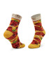 Rainbow Socks Sada 4 párů vysokých ponožek unisex Pizza Socks Box Italiana/Seafood/Pepperoni Červená - Pepit.cz