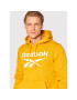 Reebok Mikina Identity HJ9971 Žlutá Regular Fit - Pepit.cz