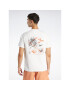 Reebok T-Shirt Basketball Court Top T-Shirt HN5804 Bílá Relaxed Fit - Pepit.cz