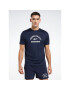 Reebok T-Shirt Training Graphic T-Shirt IC7664 Modrá - Pepit.cz