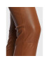 Remain Kožené kalhoty Snipe Leggings Leather RM1508 Hnědá Slim Fit - Pepit.cz