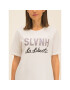 Silvian Heach T-Shirt Stitten PGA19022TS Bílá Regular Fit - Pepit.cz