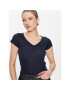 Sisley T-Shirt 3TNHL4007 Tmavomodrá Regular Fit - Pepit.cz