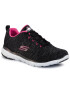 Skechers Boty Flex Appeal 3.0 13062/BKHP Černá - Pepit.cz