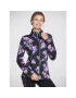 Skechers Bunda anorak Skechcloud Winter Bloom Jacket JA3 Černá Regular Fit - Pepit.cz