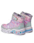 Skechers Kozačky Sweetheart Lights Dreamy Love 302667L/SMLT Stříbrná - Pepit.cz