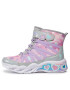 Skechers Kozačky Sweetheart Lights Dreamy Love 302667L/SMLT Stříbrná - Pepit.cz