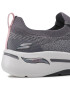 Skechers Sneakersy Go Walk Arch Fit 124863/GYPK Šedá - Pepit.cz