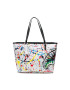 SPRAYGROUND Kabelka U After Dark Spark Tote 910T4240NSZ Bílá - Pepit.cz