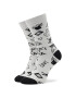 Stereo Socks Klasické ponožky Unisex Punk Bílá - Pepit.cz