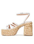 Steve Madden Sandály Belise SM11002482-107 Écru - Pepit.cz