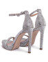 Steve Madden Sandály Milano-R SM11000897-02003-998 Stříbrná - Pepit.cz