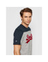 Superdry T-Shirt Colourblock M1011339A Šedá Regular Fit - Pepit.cz