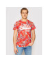 Superdry T-Shirt Vl Aop M1010999A Červená Regular Fit - Pepit.cz