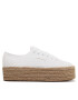 Superga Espadrilky 2790 Rope Macrame Rhombus S3126PW Bílá - Pepit.cz