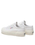 Superga Plátěnky Stripe Platform 2631 S5111SW Bílá - Pepit.cz