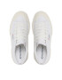 Superga Plátěnky Stripe Platform 2631 S5111SW Bílá - Pepit.cz