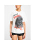 The Kooples T-Shirt Jersey And Marilyn Print FTSC18002K Bílá Regular Fit - Pepit.cz