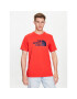 The North Face T-Shirt Easy NF0A2TX3 Červená Regular Fit - Pepit.cz