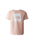 The North Face T-Shirt G S/S Relaxed Redbox TeeNF0A82EBLK61 Růžová Regular Fit - Pepit.cz