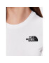 The North Face T-Shirt NF0A55AO Bílá Cropped Fit - Pepit.cz