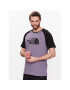 The North Face T-Shirt Raglan Easy NF0A37FV Fialová Regular Fit - Pepit.cz