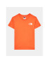 The North Face T-Shirt Simple Dome NF0A82EA Oranžová Regular Fit - Pepit.cz