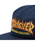 Thrasher Kšiltovka Fire Logo Snap Tmavomodrá - Pepit.cz