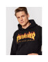 Thrasher Mikina Flame Černá Regular Fit - Pepit.cz