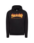 Thrasher Mikina Flame Černá Regular Fit - Pepit.cz