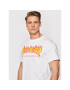 Thrasher T-Shirt Flame Bílá Regular Fit - Pepit.cz