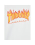 Thrasher T-Shirt Flame Logo Bílá Regular Fit - Pepit.cz