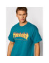 Thrasher T-Shirt Flame Modrá Regular Fit - Pepit.cz