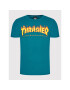 Thrasher T-Shirt Flame Modrá Regular Fit - Pepit.cz